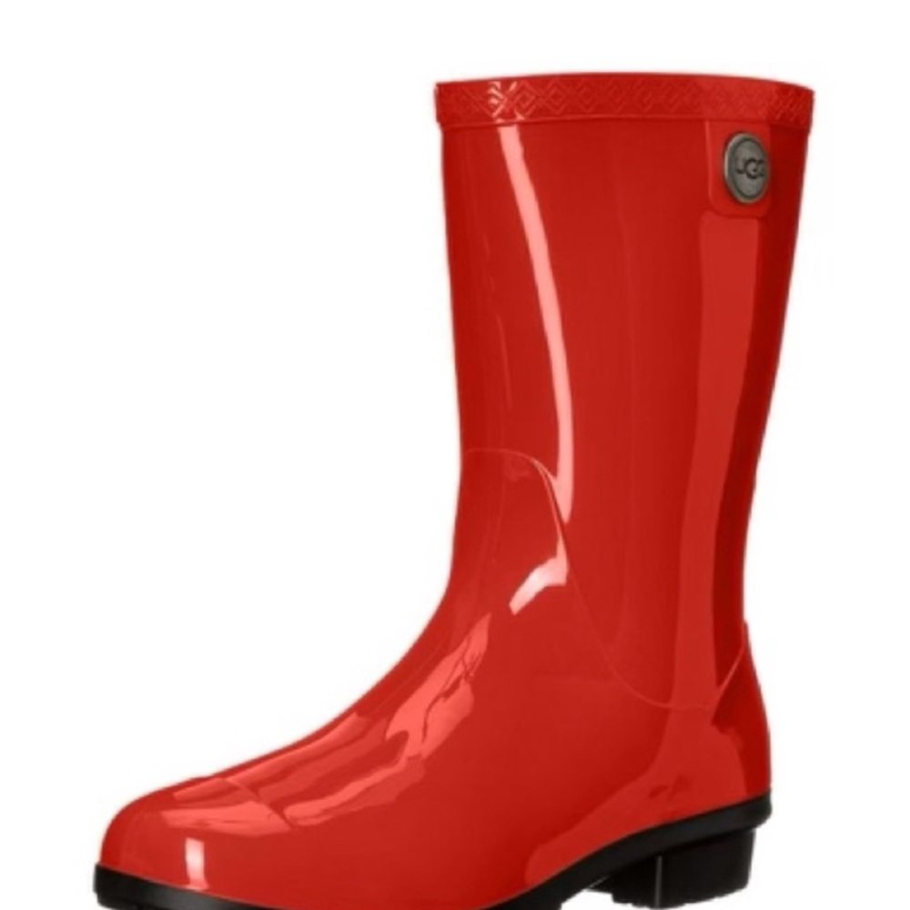 UGG Red Rain Boots